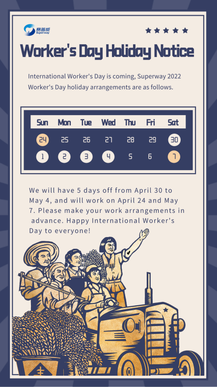 International worker\'s Day Hiday Notice